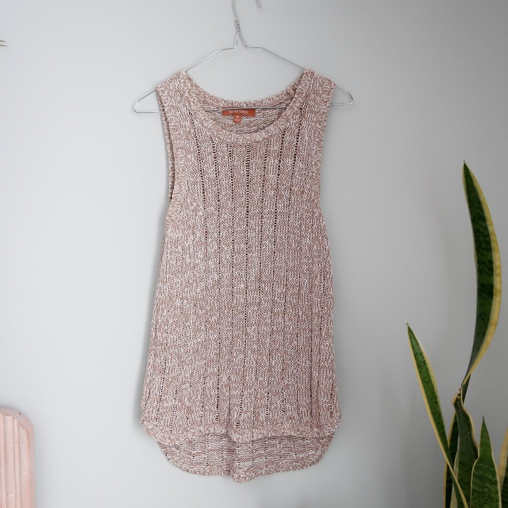 Knit Sleeveless Sweater Tank